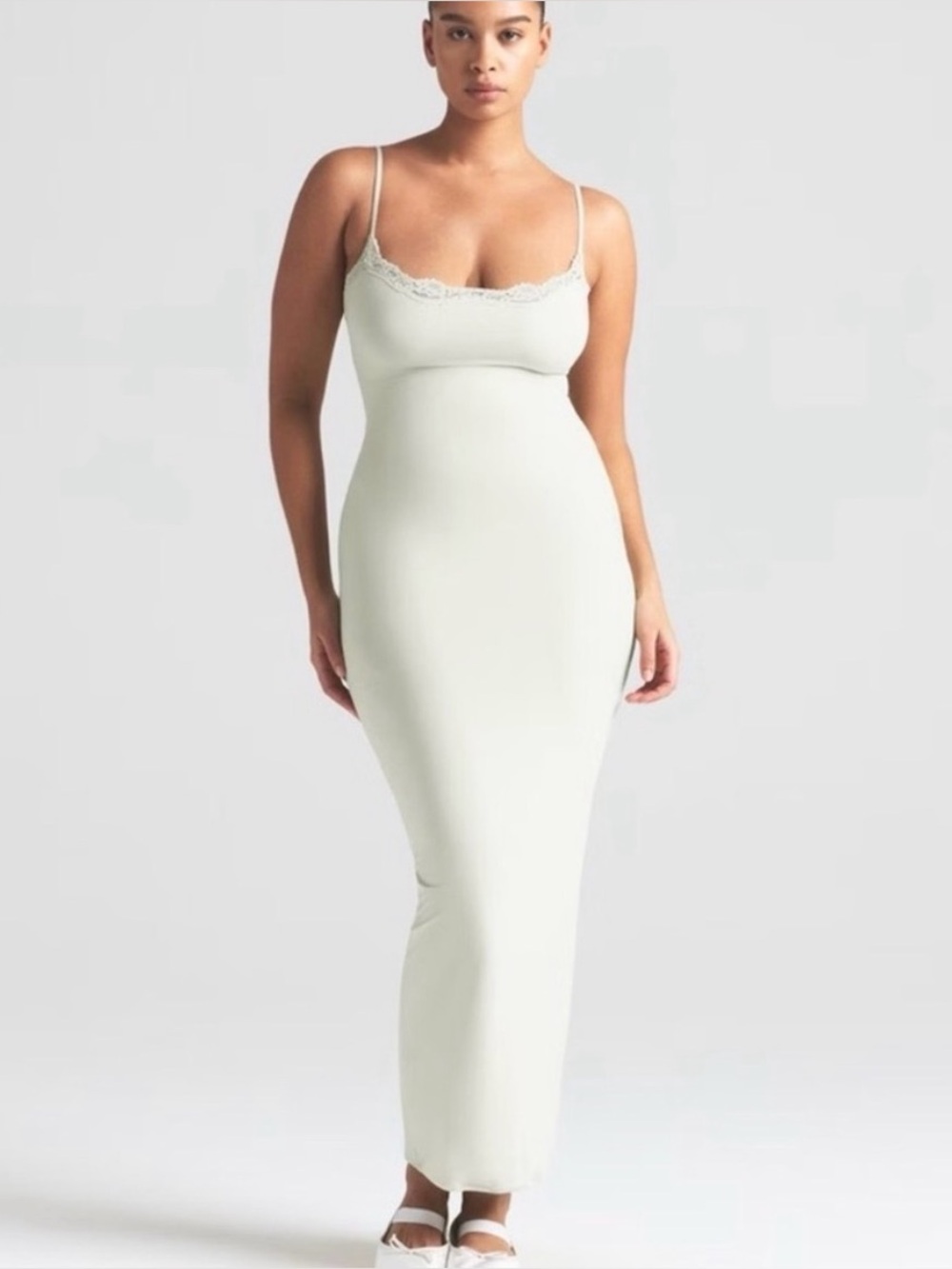 Brand new SKIMS fits everybody lace long slip dress